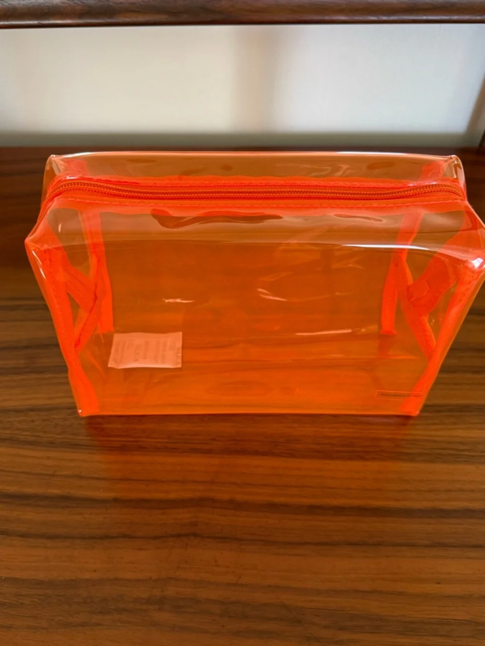 Bright Orange Mesh Tote Bag and Vinyl Pouch set - Picture 3 of 11